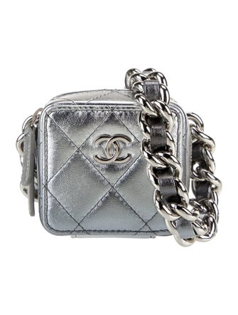 Chanel Coco Punk Cube Clutch w/ Chain