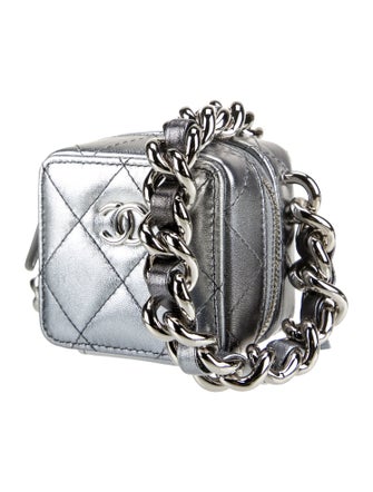 Chanel Coco Punk Cube Clutch w/ Chain