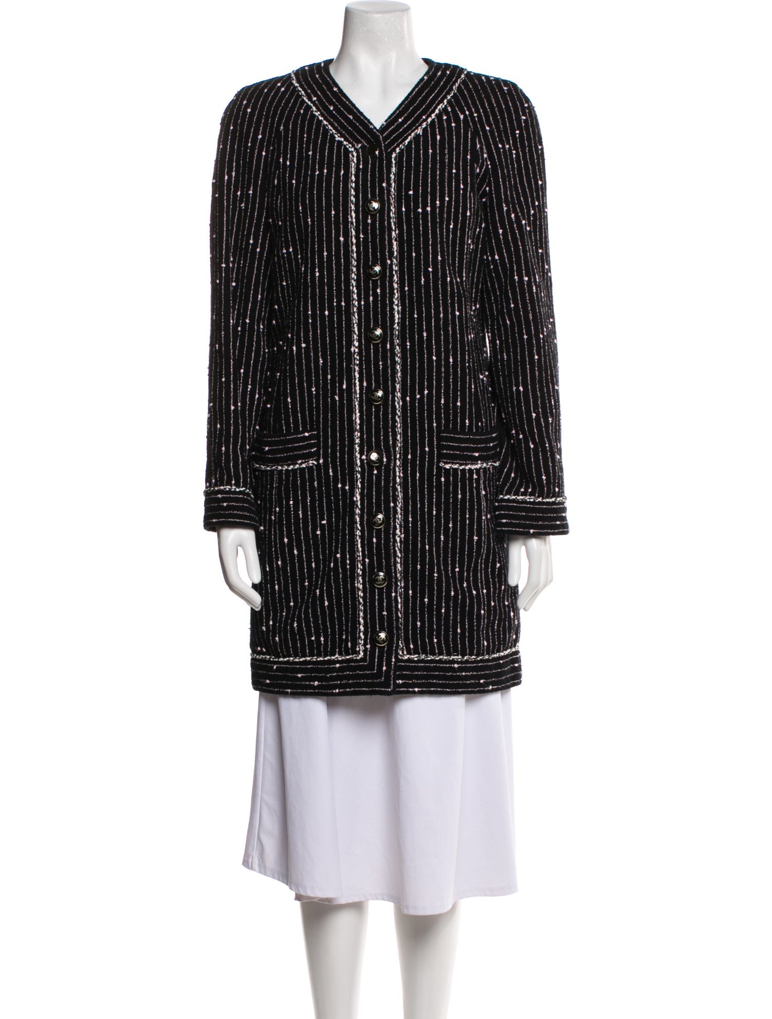 Chanel 2023 Tweed Pattern Coat