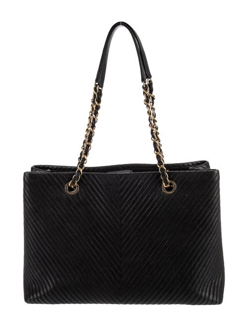 Chanel Large Surpique Chevron Tote