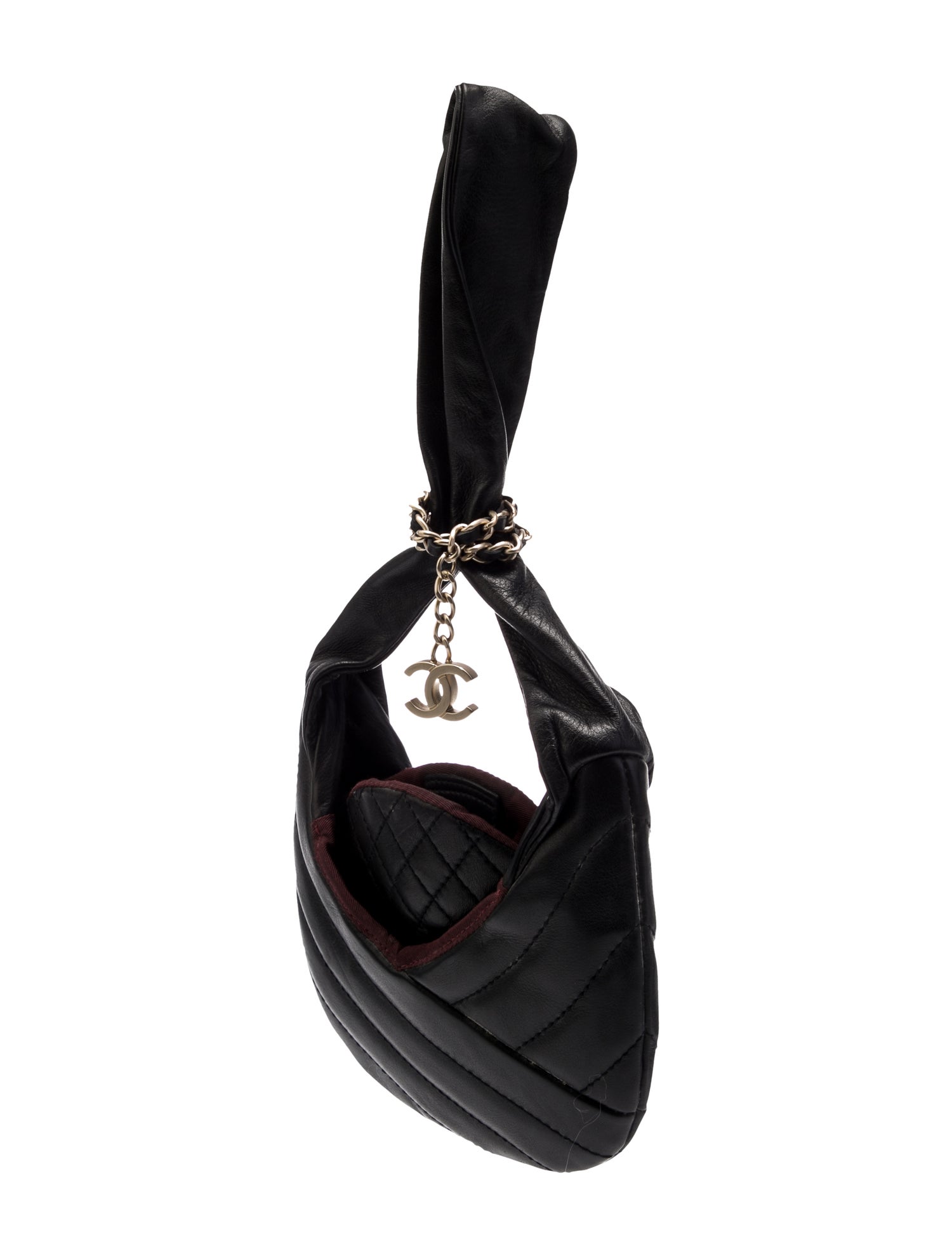 Chanel Chevron Evening Bag