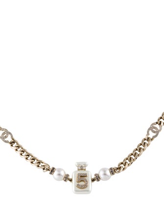 Chanel 2022 Interlocking CC Logo Chain-Link Belt