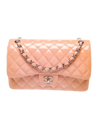 Chanel Classic Patent Jumbo Double Flap Bag