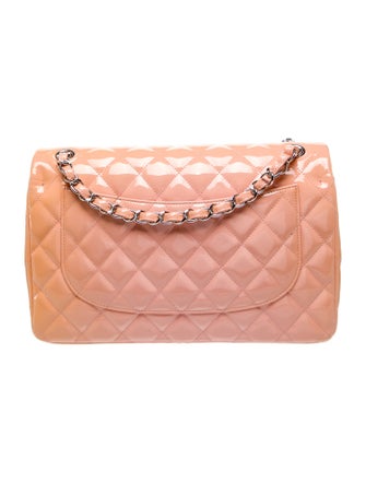 Chanel Classic Patent Jumbo Double Flap Bag
