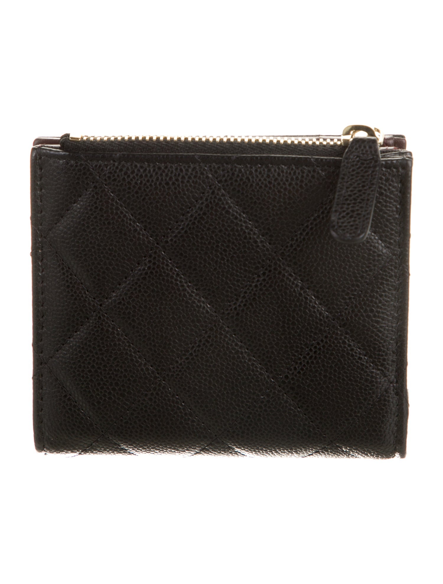 Chanel Interlocking CC Logo Leather Wallet