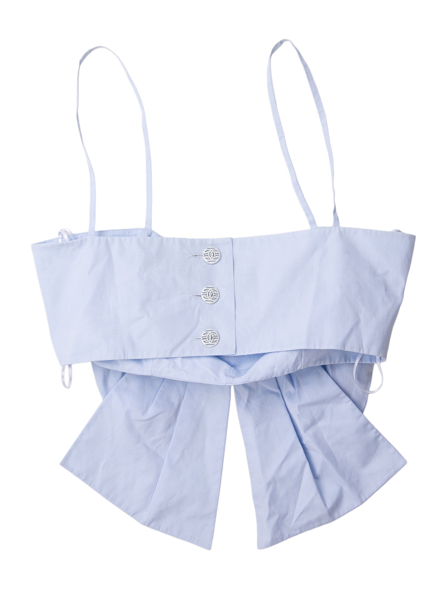 Chanel 2020 Square Neckline Crop Top