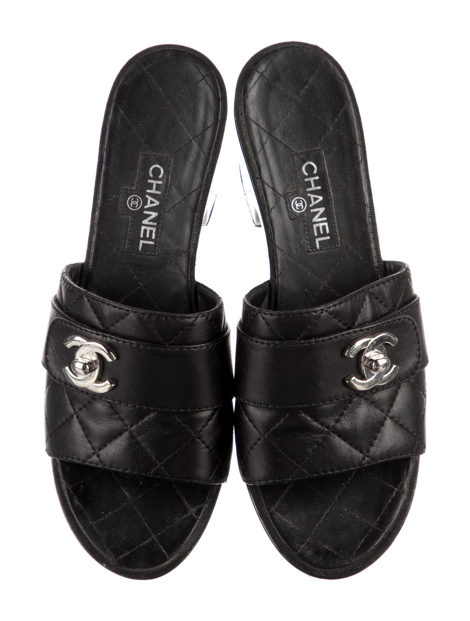 Chanel 2011 Interlocking CC Logo Slides