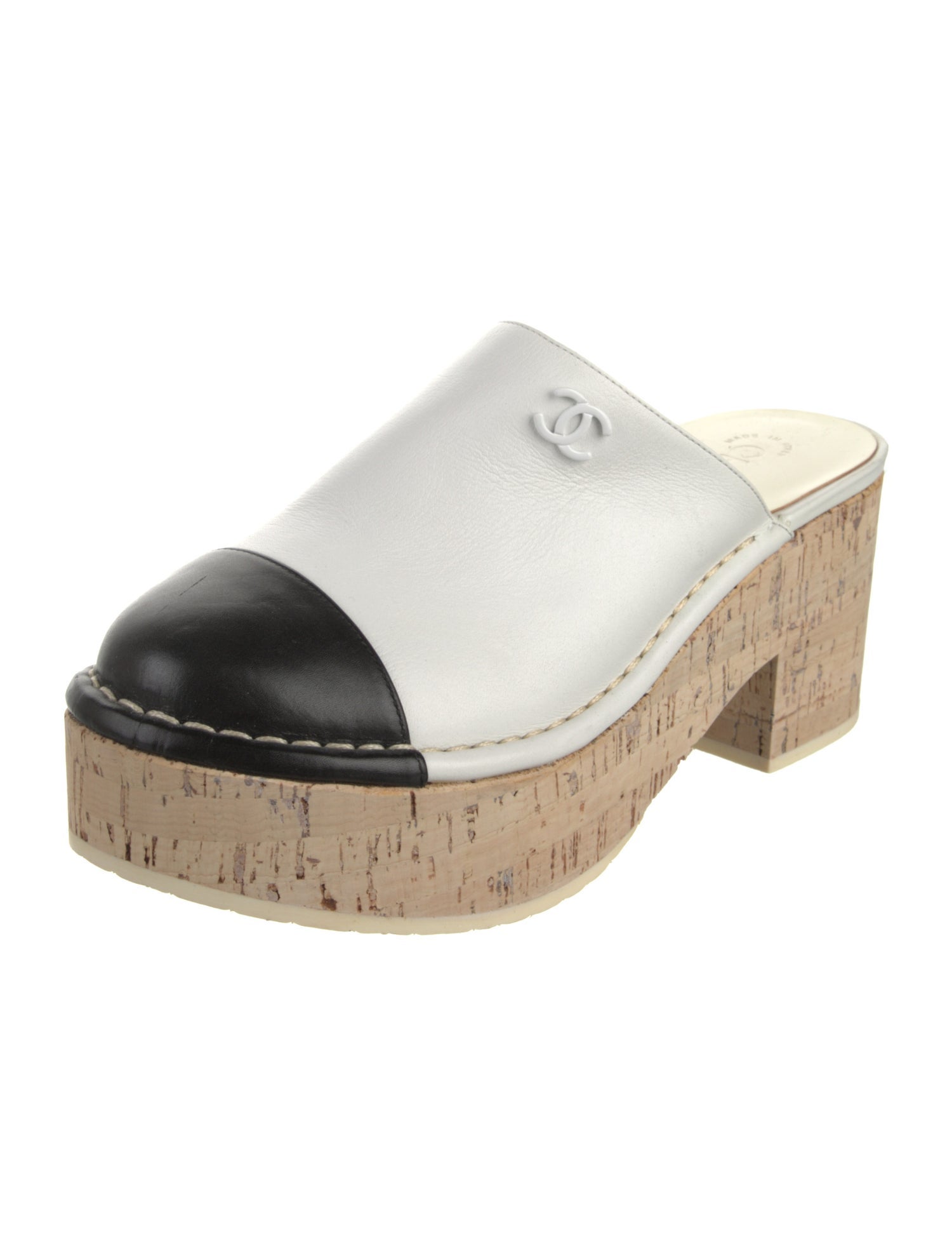 Chanel 2016 Interlocking CC Logo Mules