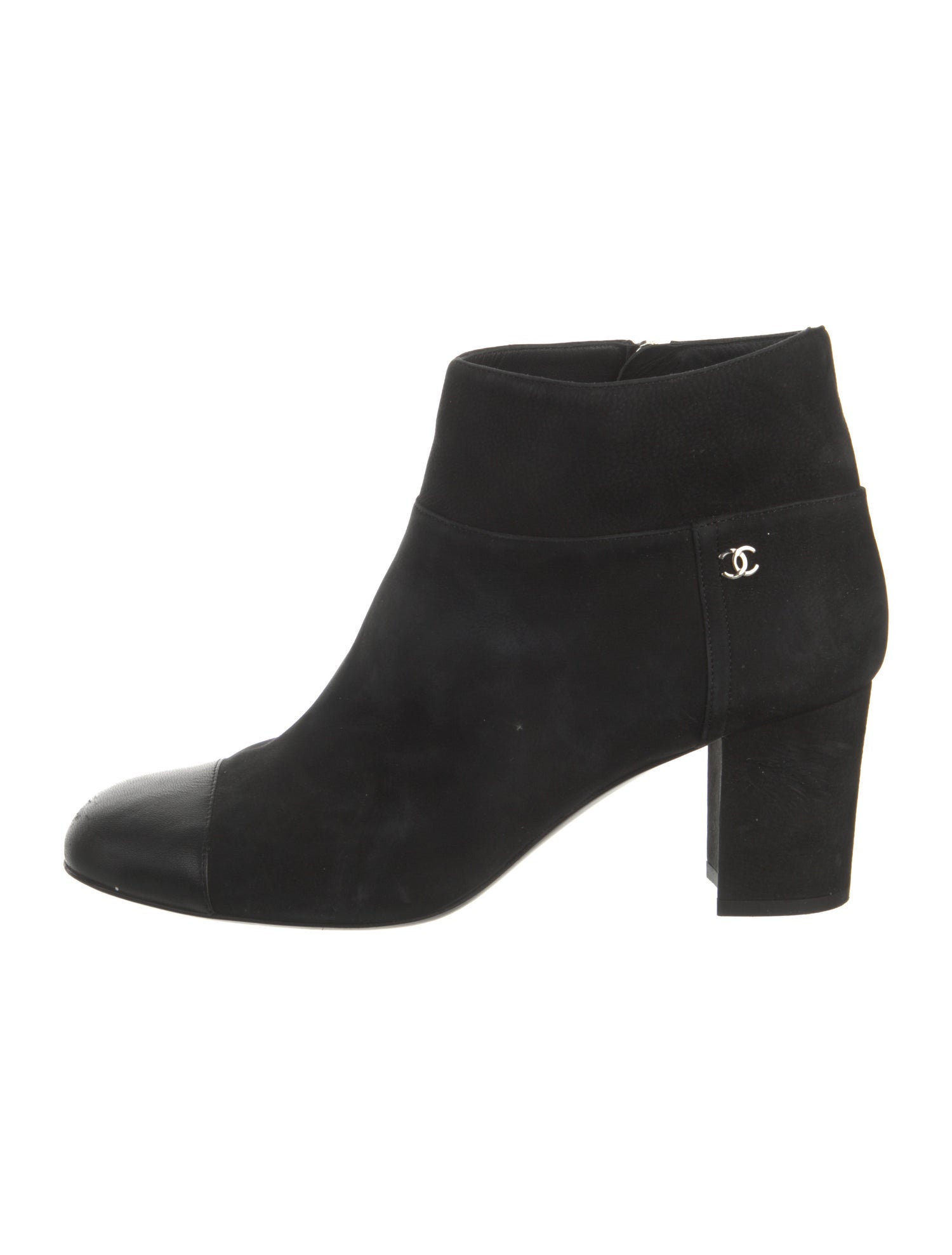 Chanel 2014 Interlocking CC Logo Boots