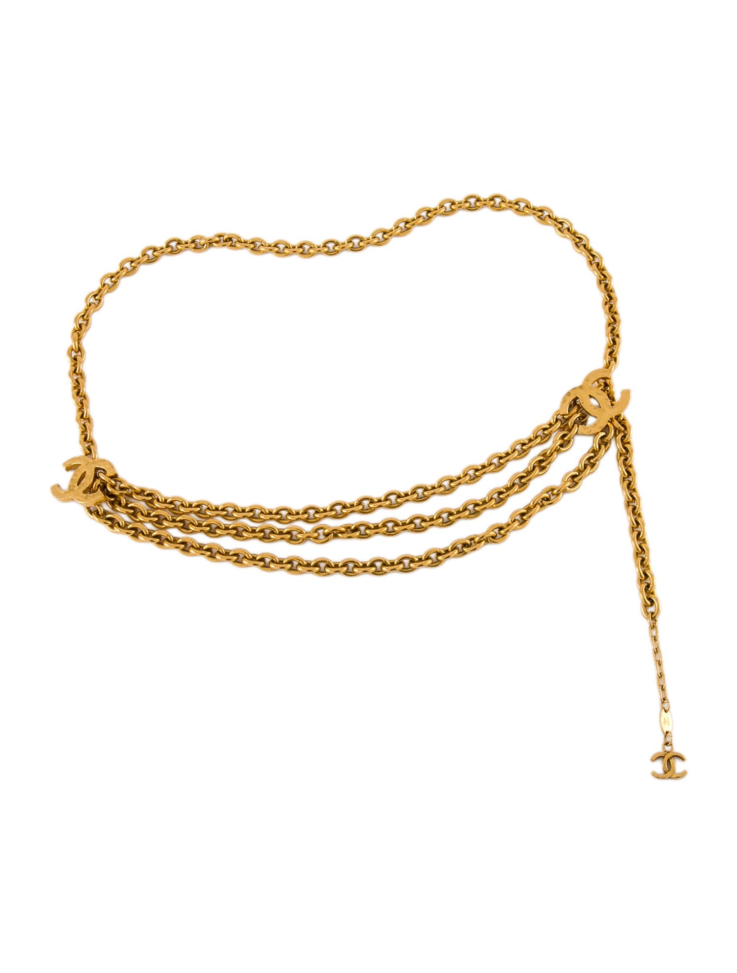 Chanel 1984 Interlocking CC Logo Chain-Link Belt