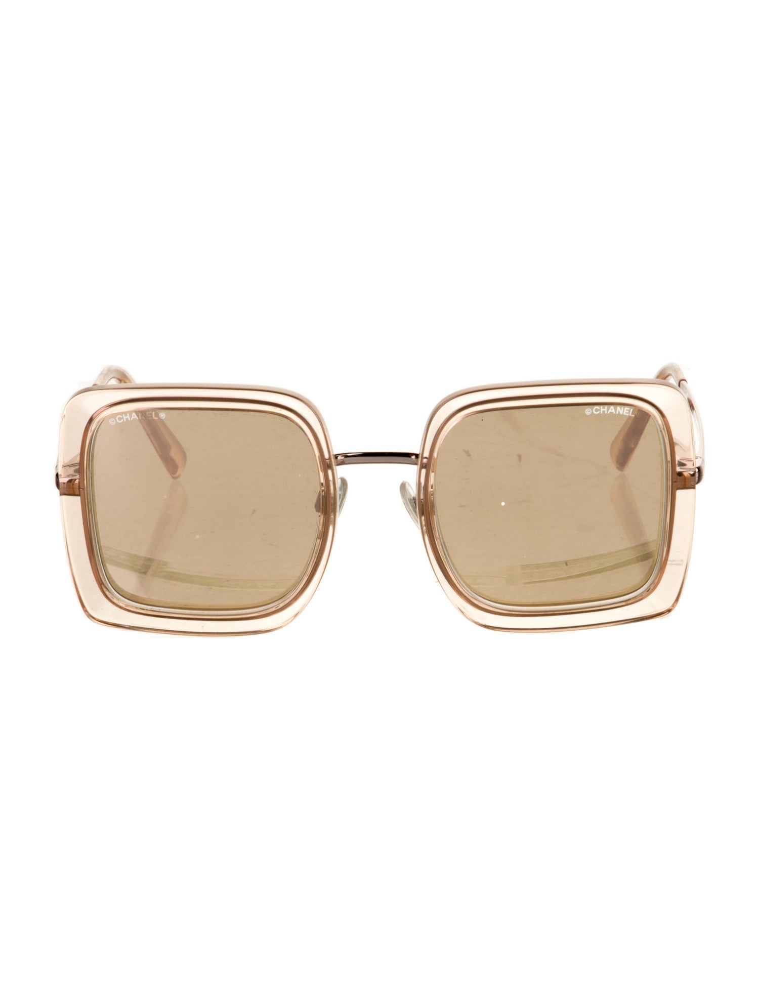 Chanel Oversize Mirrored Sunglasses