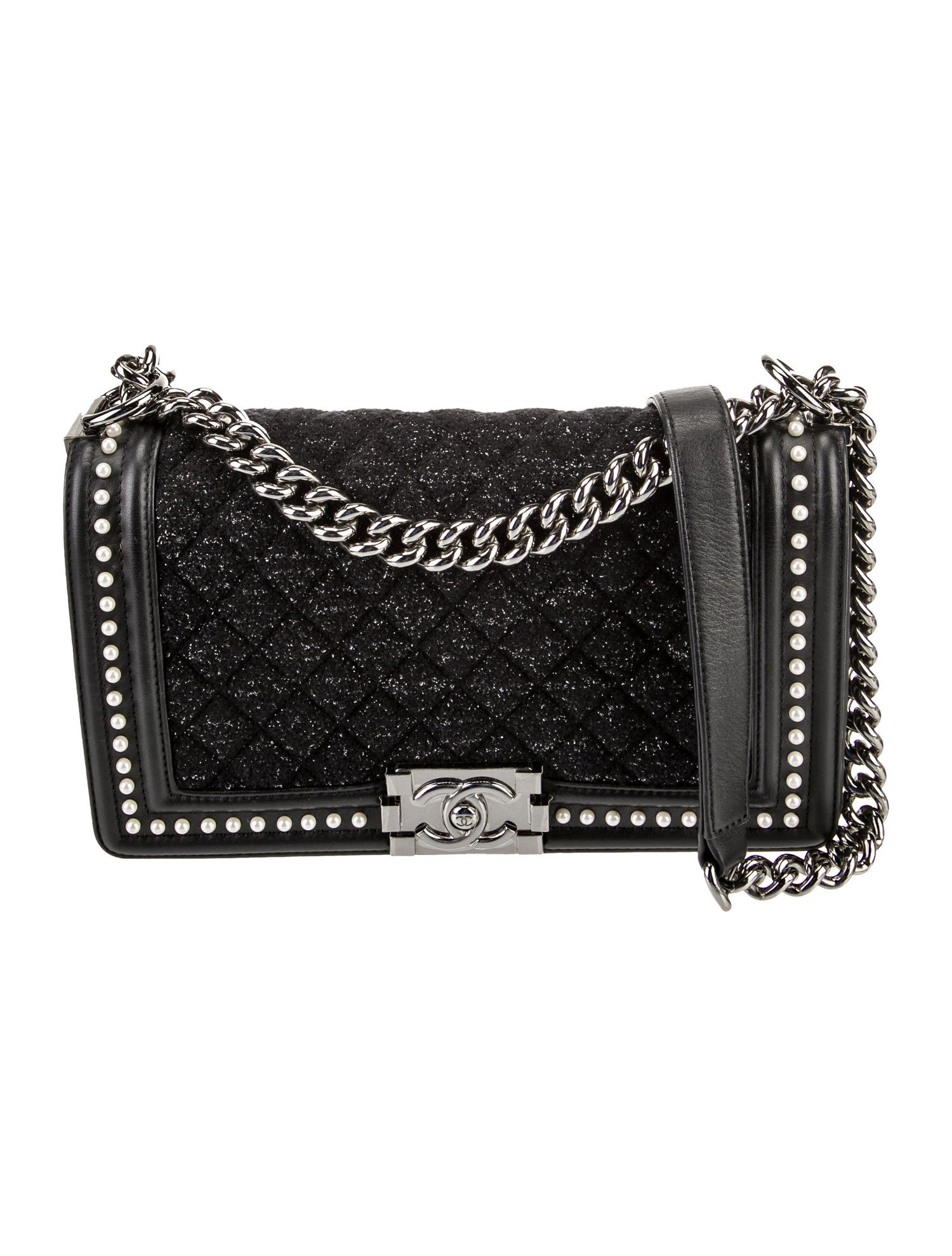 Chanel Medium Tweed Boy Bag