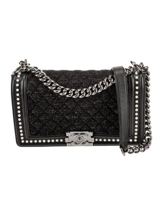 Chanel Medium Tweed Boy Bag