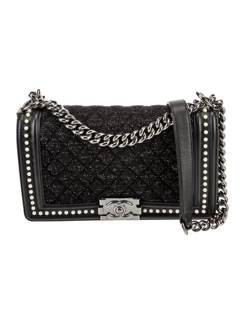 Chanel Medium Tweed Boy Bag