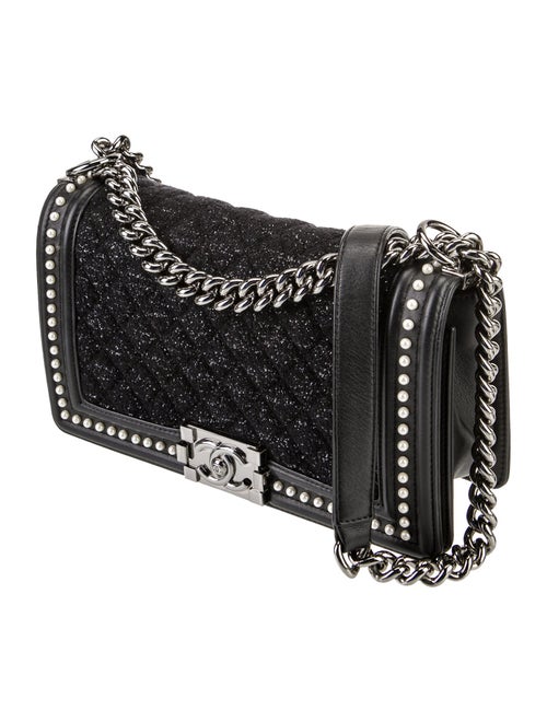 Chanel Medium Tweed Boy Bag