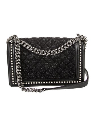 Chanel Medium Tweed Boy Bag