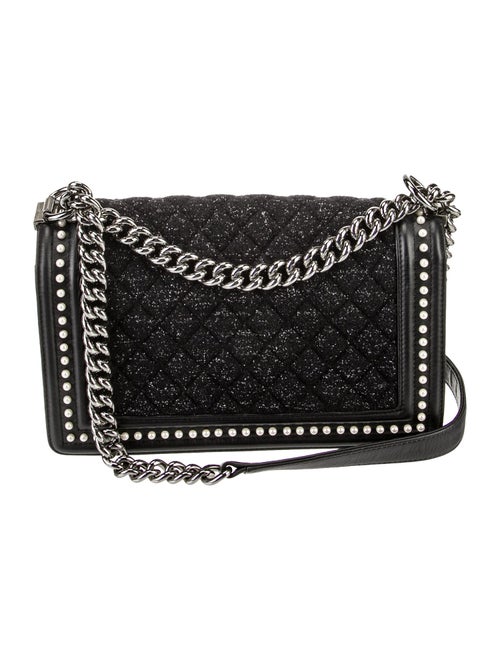 Chanel Medium Tweed Boy Bag