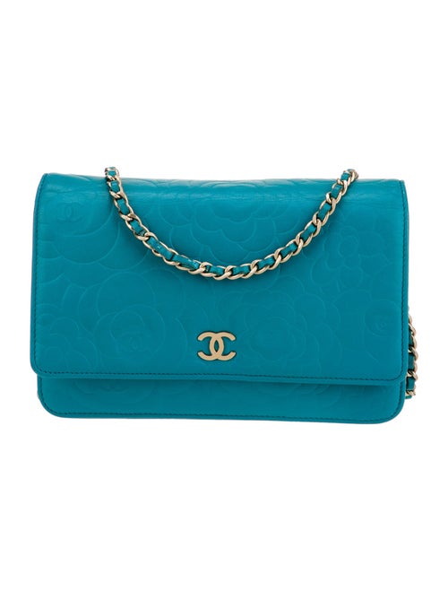 Chanel Camellia Wallet On Chain