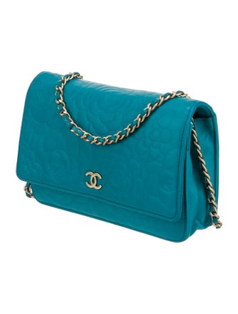 Chanel Camellia Wallet On Chain