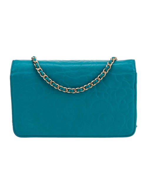 Chanel Camellia Wallet On Chain