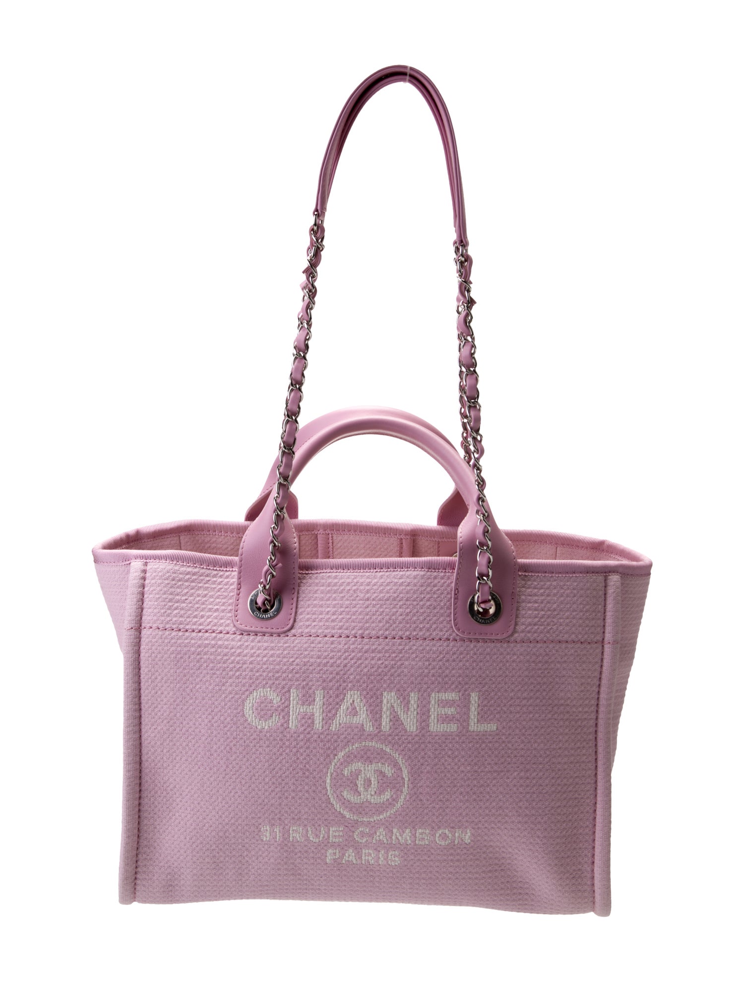 Chanel Small Deauville Shopping Bag w/ Pouch