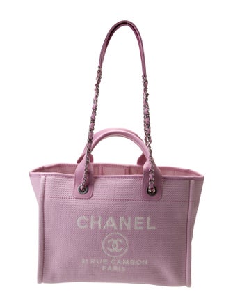 Chanel Small Deauville Shopping Bag w/ Pouch
