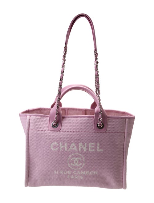 Chanel Small Deauville Shopping Bag w/ Pouch