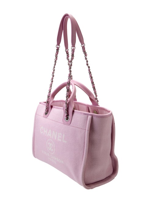 Chanel Small Deauville Shopping Bag w/ Pouch