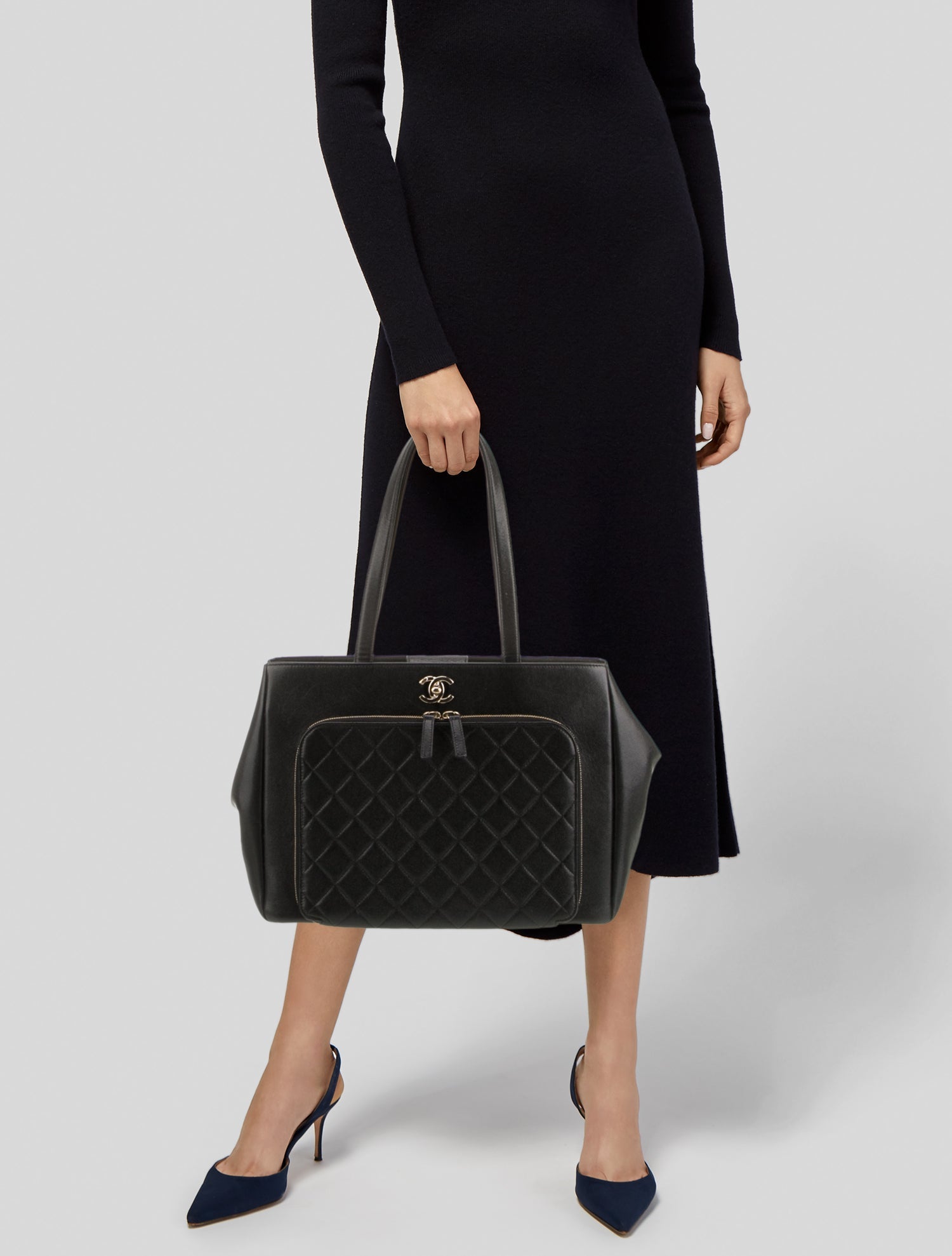 Chanel Large Business Affinity Shopping Tote