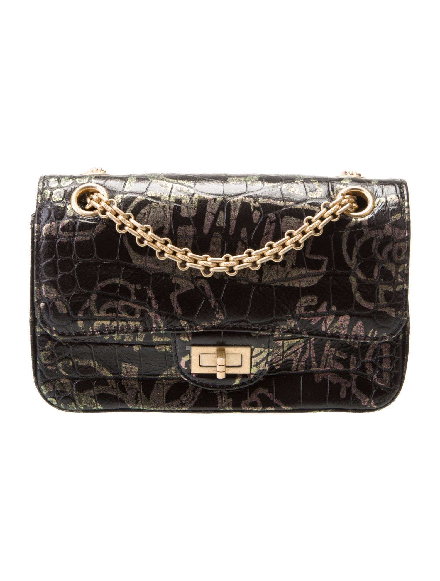 Chanel Paris-New York Mini Graffiti Reissue Flap Bag