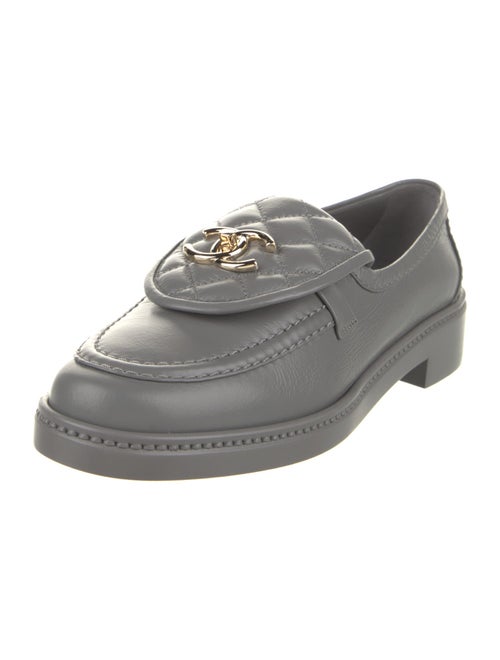 Chanel 2024 Interlocking CC Logo Loafers