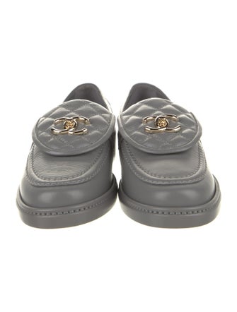 Chanel 2024 Interlocking CC Logo Loafers