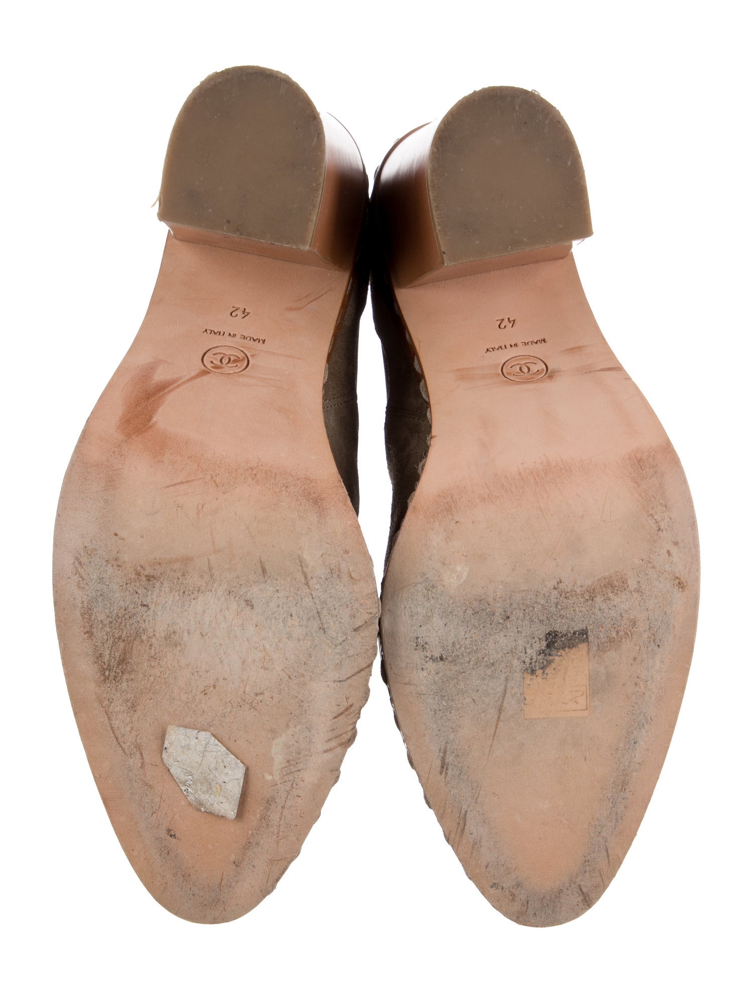 Chanel 2014 Interlocking CC Logo Chelsea Boots