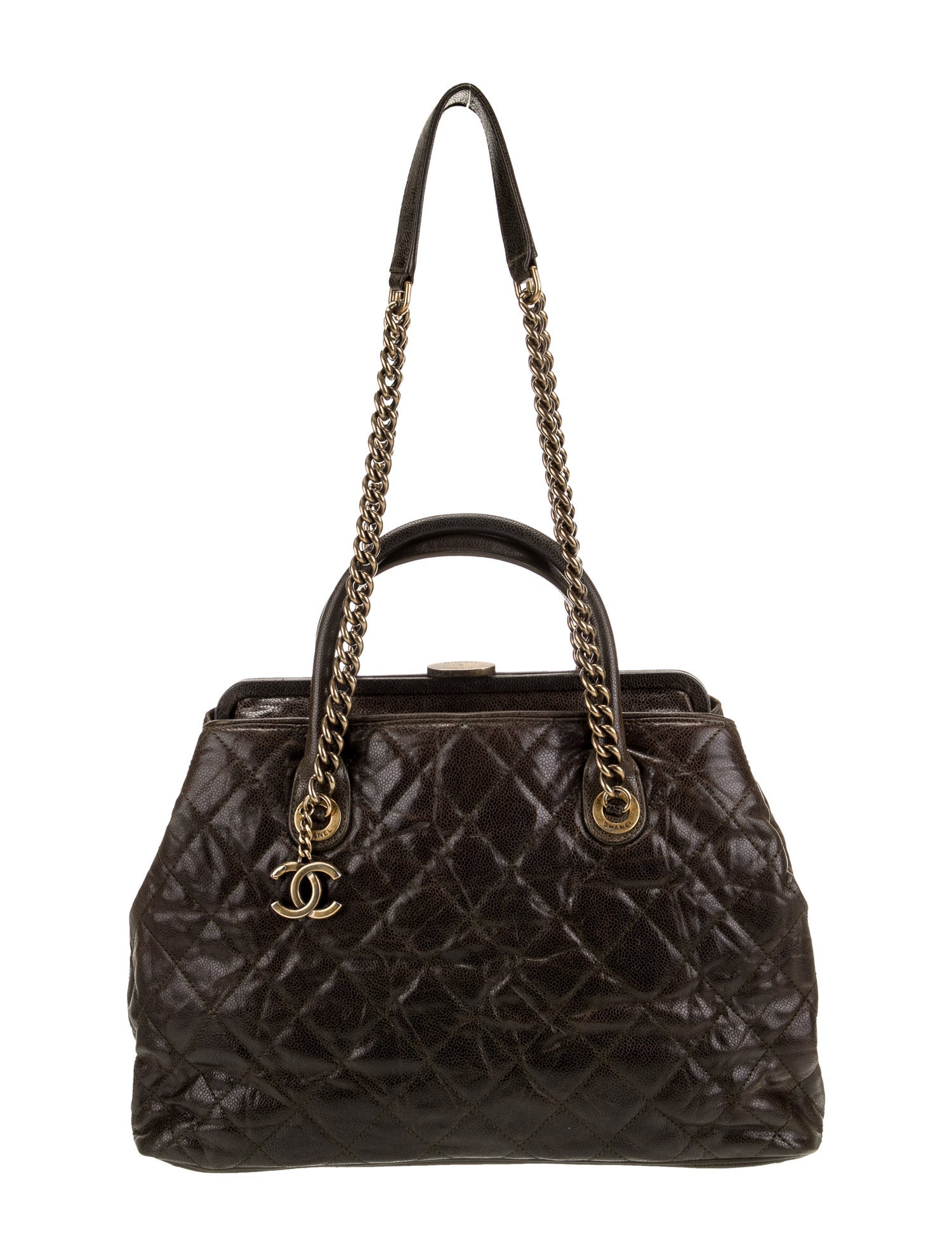 Chanel Shiva Frame Bowling Bag