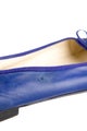 Chanel Interlocking CC Logo Leather Ballet Flats