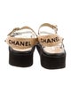 Chanel 2022-2023 Interlocking CC Logo Sandals