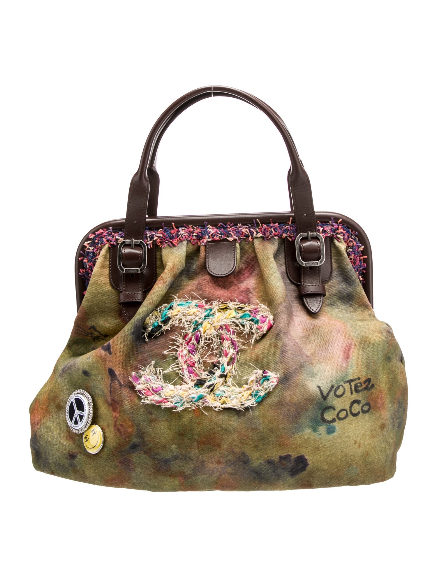 Chanel Graffiti On The Pavements Bowling Bag