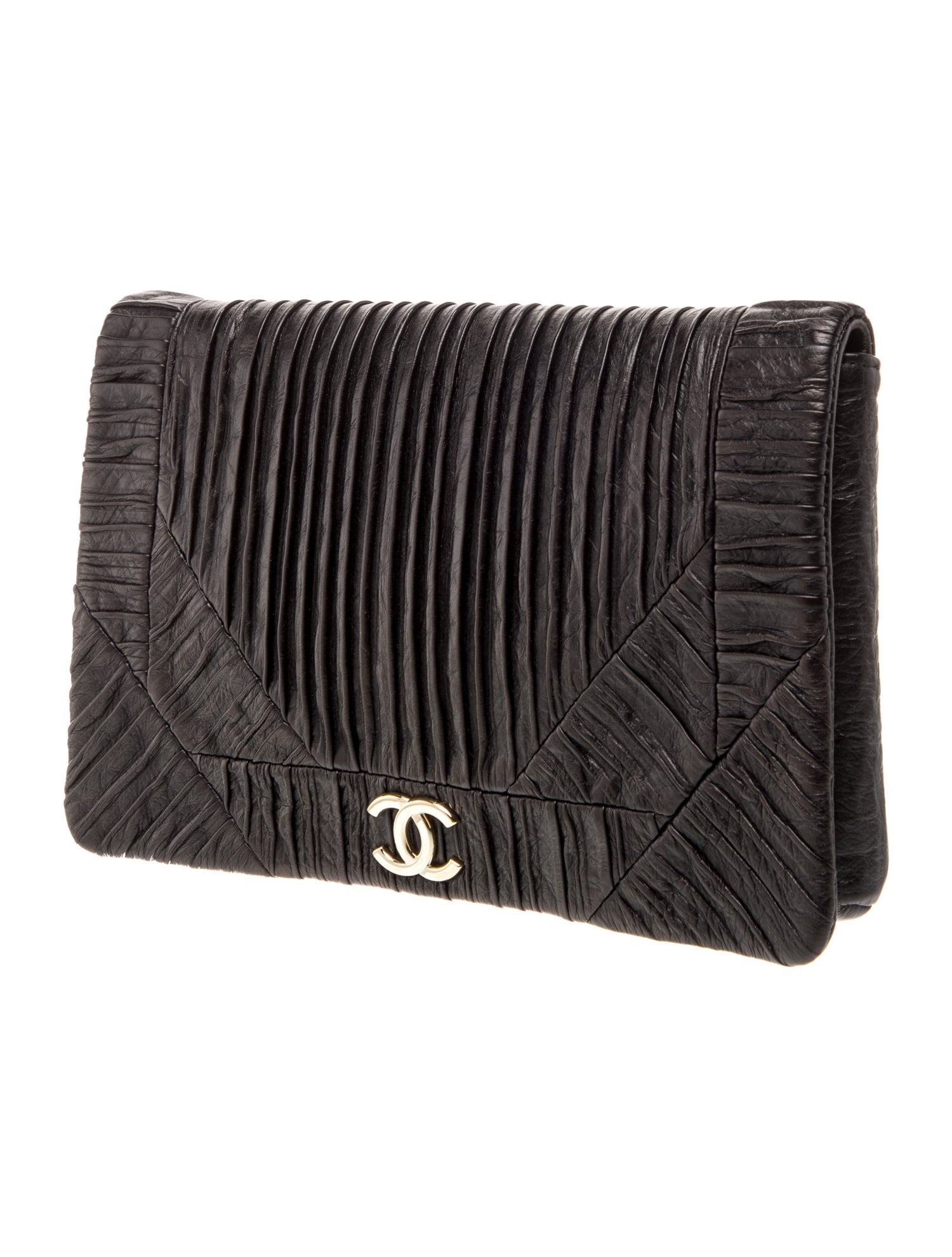 Chanel Coco Pleats Clutch