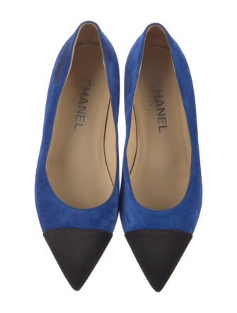 Chanel 2017 Interlocking CC Logo Ballet Flats