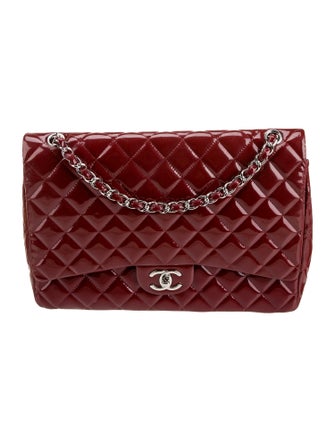 Chanel Classic Patent Maxi Double Flap Bag