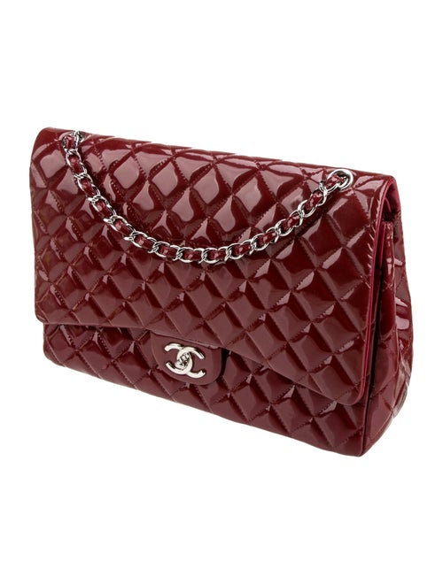 Chanel Classic Patent Maxi Double Flap Bag