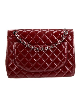 Chanel Classic Patent Maxi Double Flap Bag
