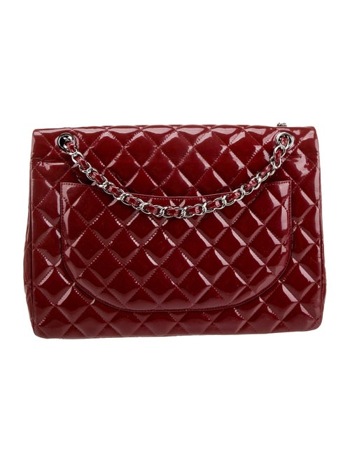 Chanel Classic Patent Maxi Double Flap Bag