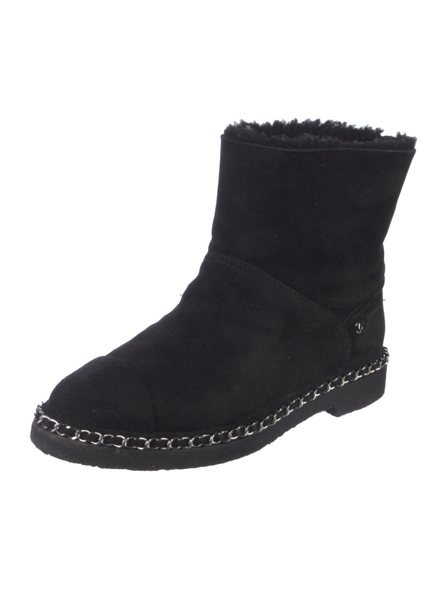 Chanel 2019 Interlocking CC Logo Boots