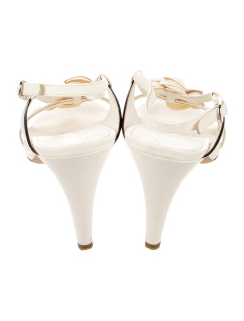 Chanel 2014 Interlocking CC Logo Slingback Sandals