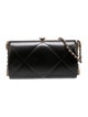 Chanel Quilted Leather Clutch w/Chain