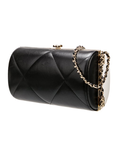 Chanel Quilted Leather Clutch w/Chain