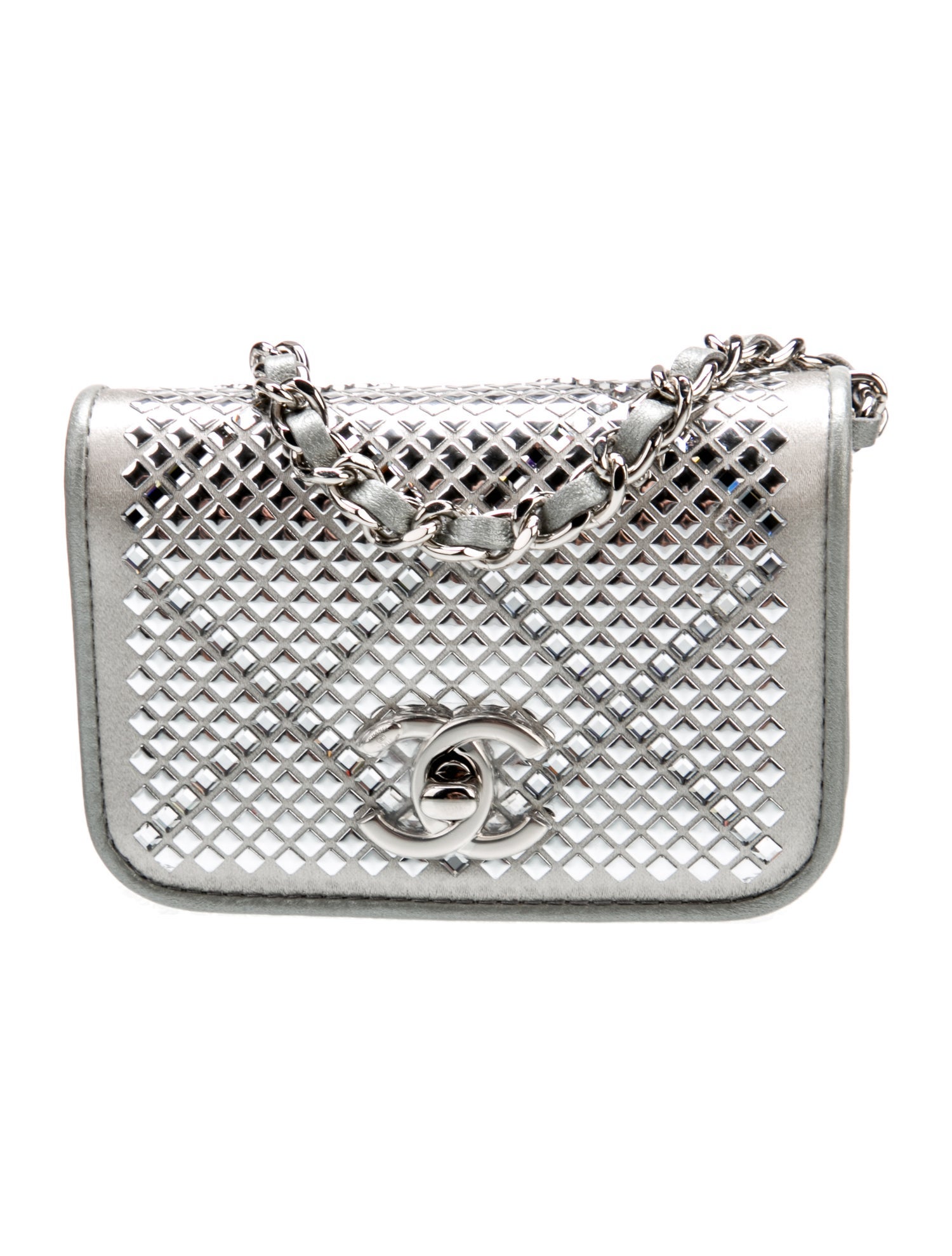 Chanel 2022 Metallic Crystal Waist Bag