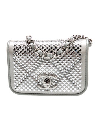 Chanel 2022 Metallic Crystal Waist Bag