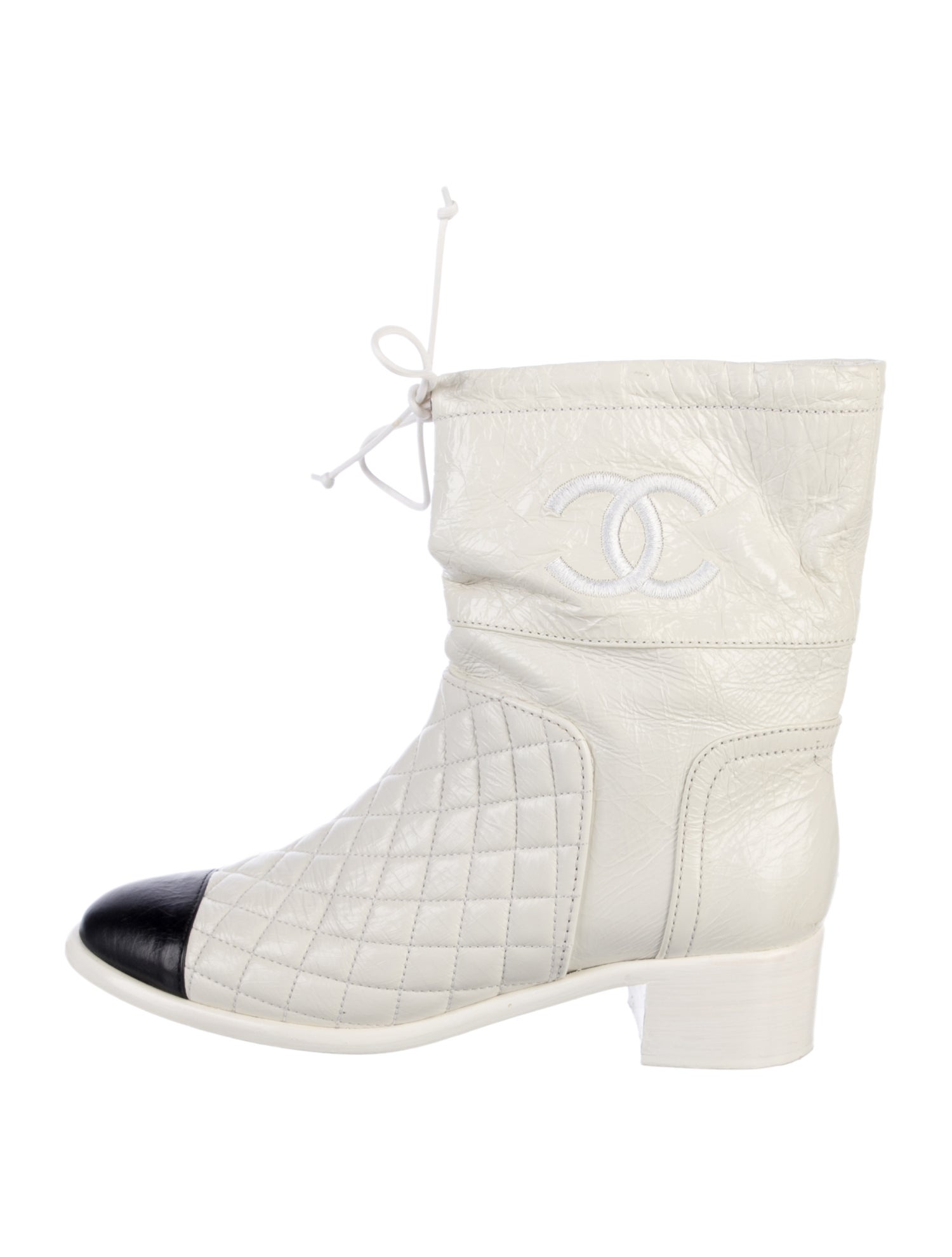 Chanel 2018 Interlocking CC Logo Boots